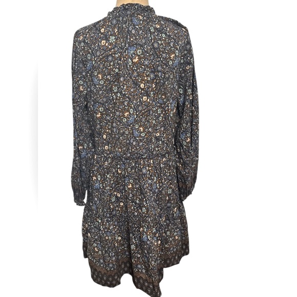 Vineyard Vines Dark Blue Floral Fenwick Paisley Dress - Picture 3 of 5